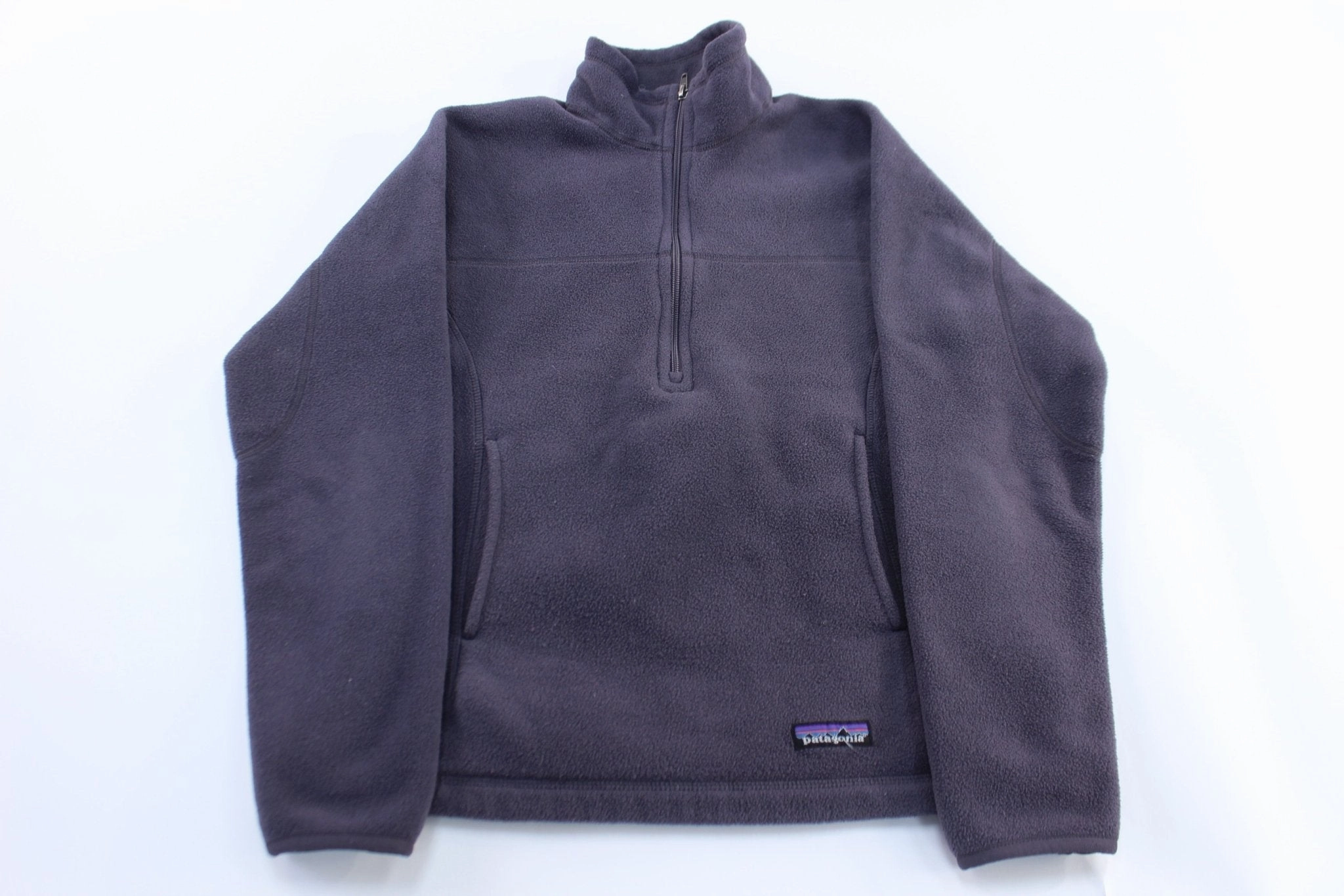 Women's Patagonia Logo Patch Purple Fleece Pullover Emblem Smart Layer