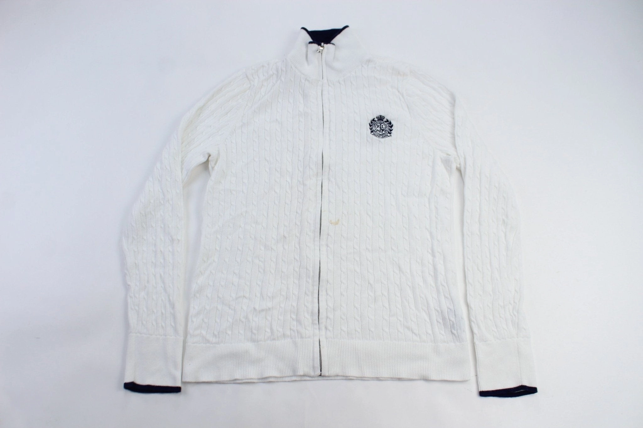 Performance Wear ErgonomicArticulatedDesign Women's Polo by Ralph Lauren Knit Zip Up Sweater