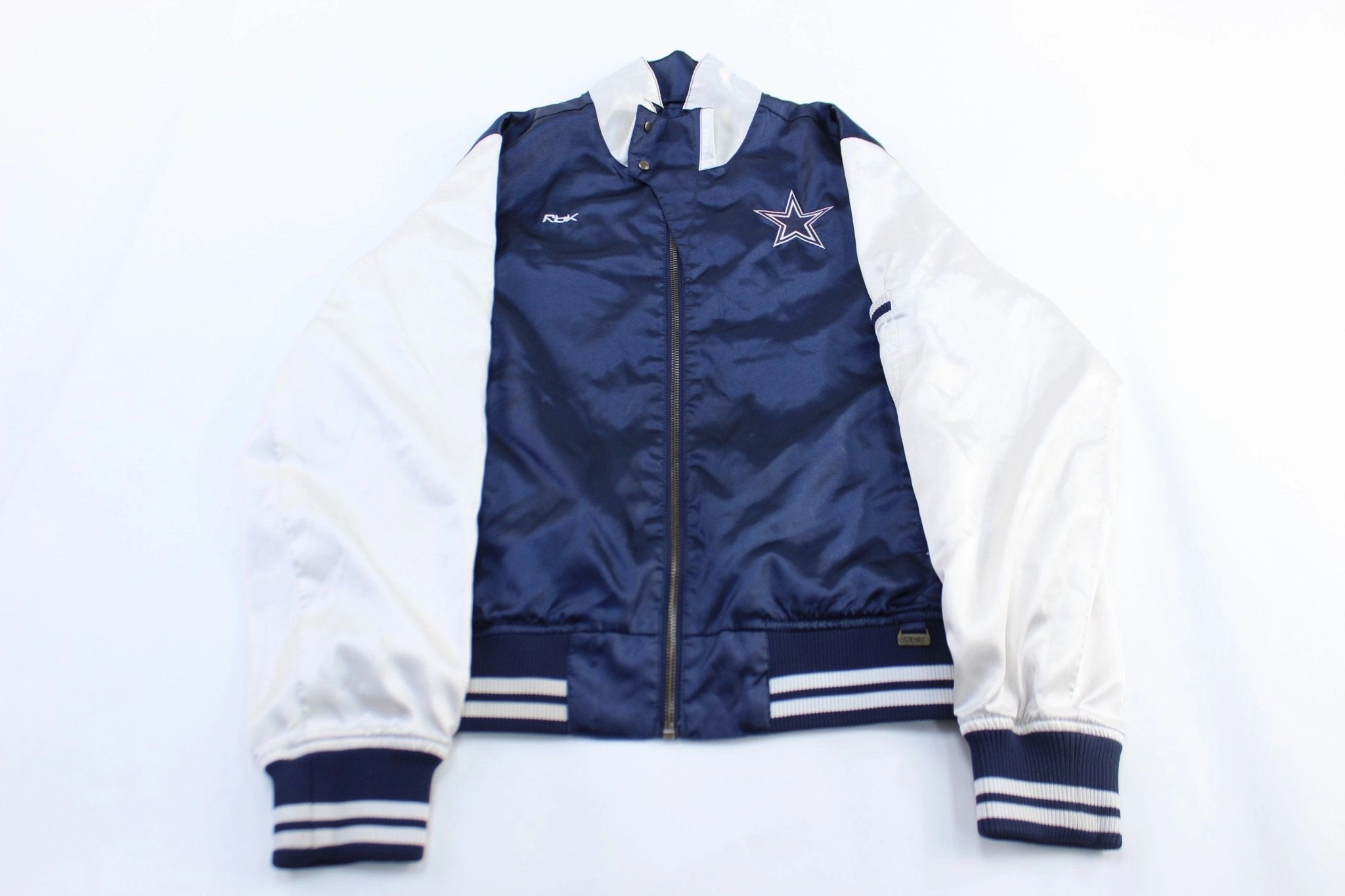 Smooth Texture day Women's Reebok Embroidered Dallas Cowboys Zip Up Jacket
