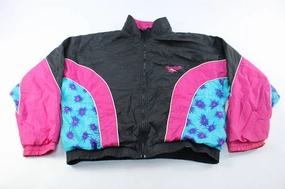 Women's Reebok Embroidered Logo Zip Up Jacket Fresh Function Hike