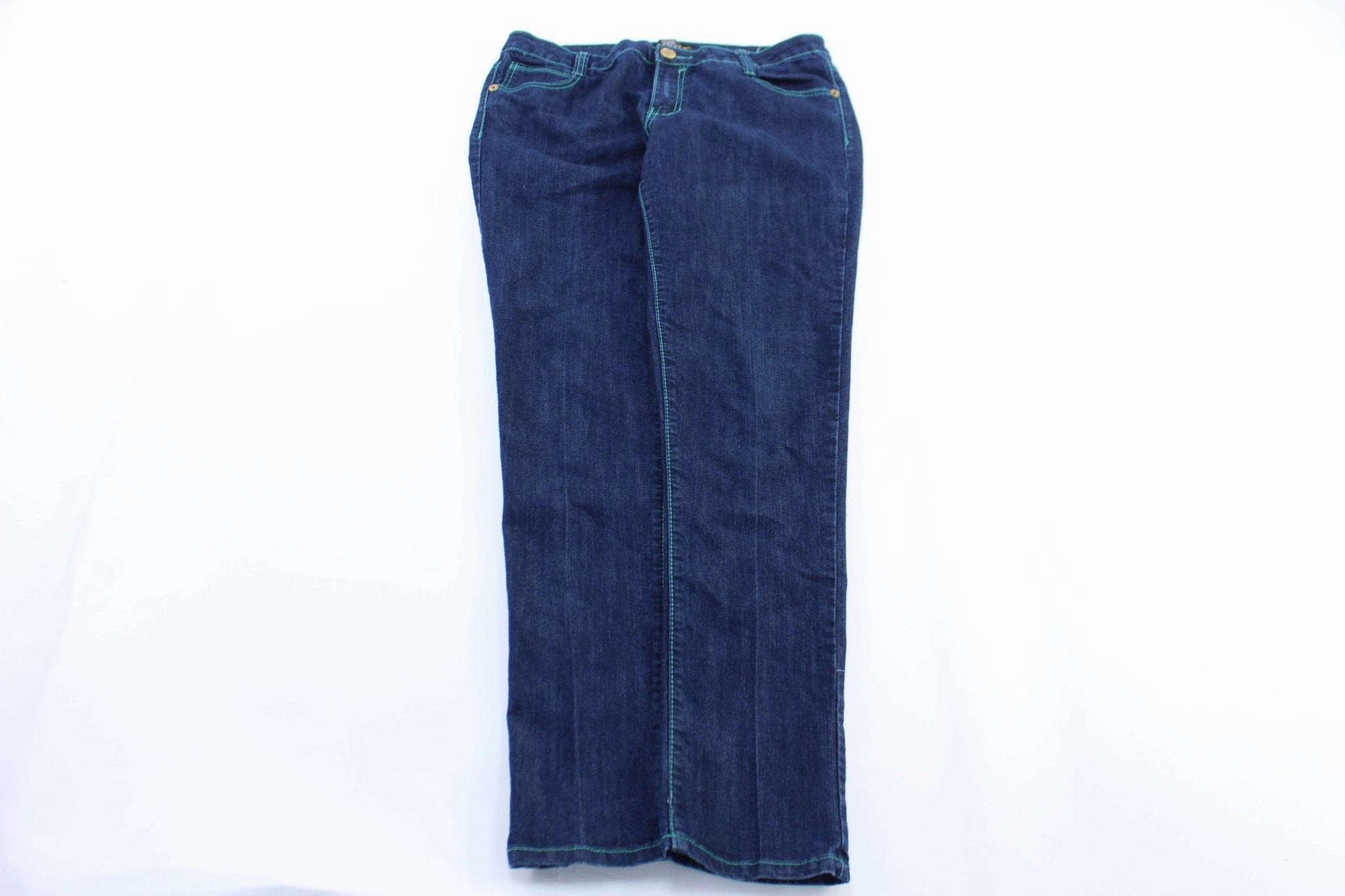 Casual Performance Fit Women's SouthPole Embroidered Dark Wash Denim Jeans