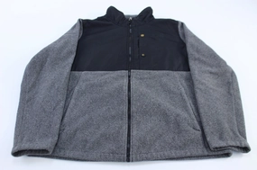 Women's The North Face Black & Grey Fleece Jacket Sporty Fit suitable for formal meetings