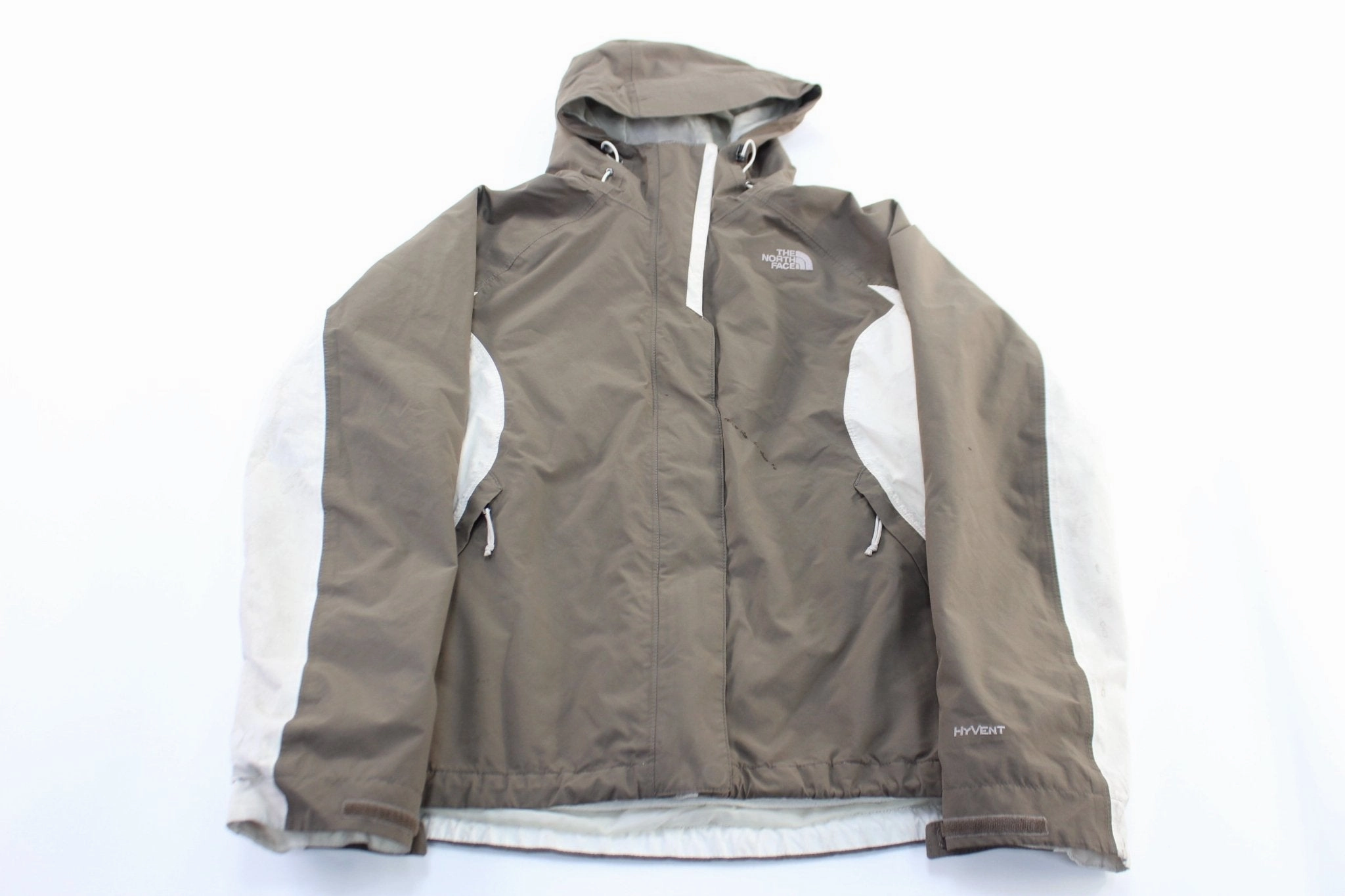 Structured Fit Treasure Women's The North Face Brown & Beige 3-in-1 Zip Up Jacket