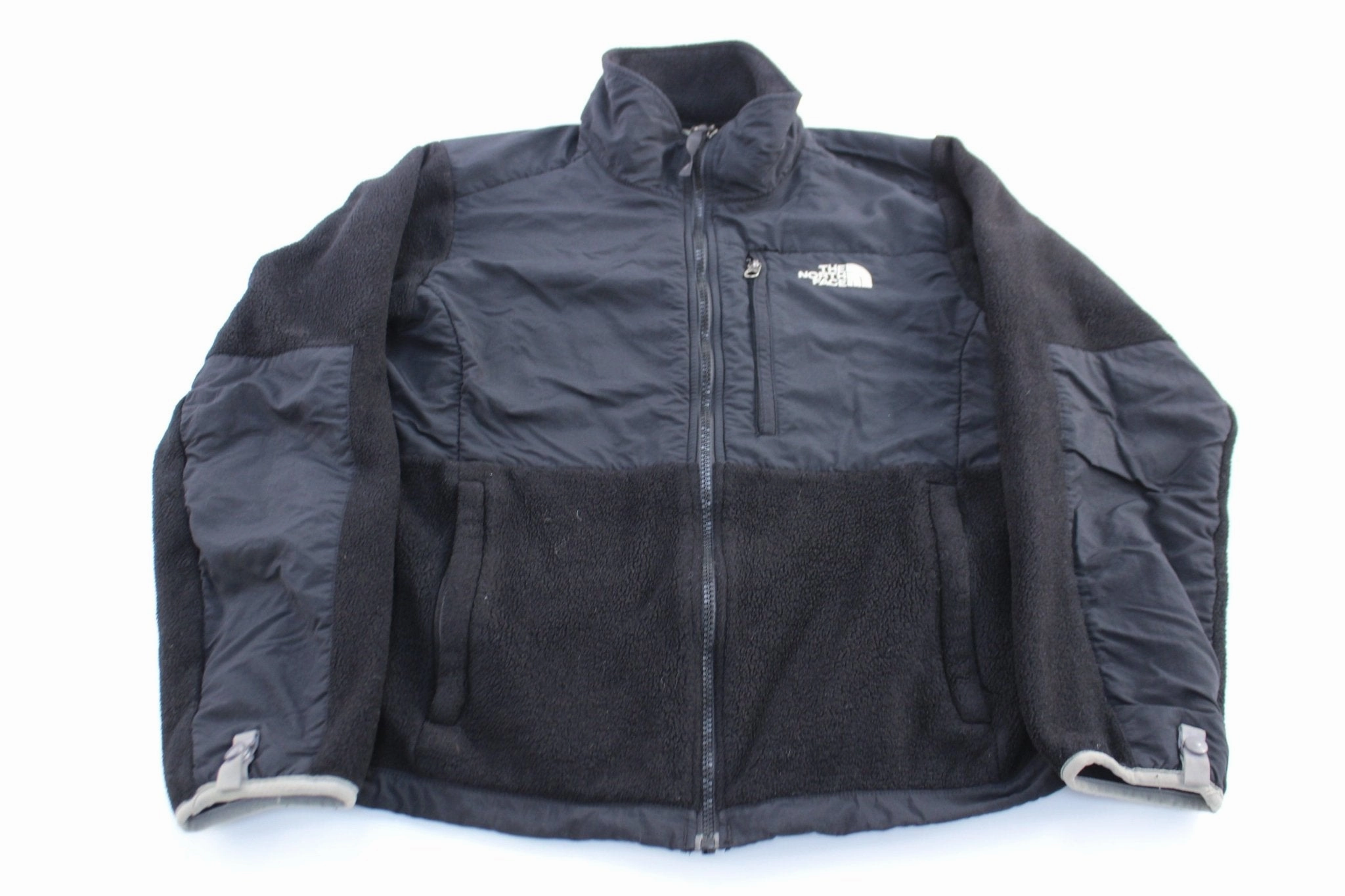 Quick Closure Eco friendly materials Women's The North Face Embroidered Logo Black Denali Jacket