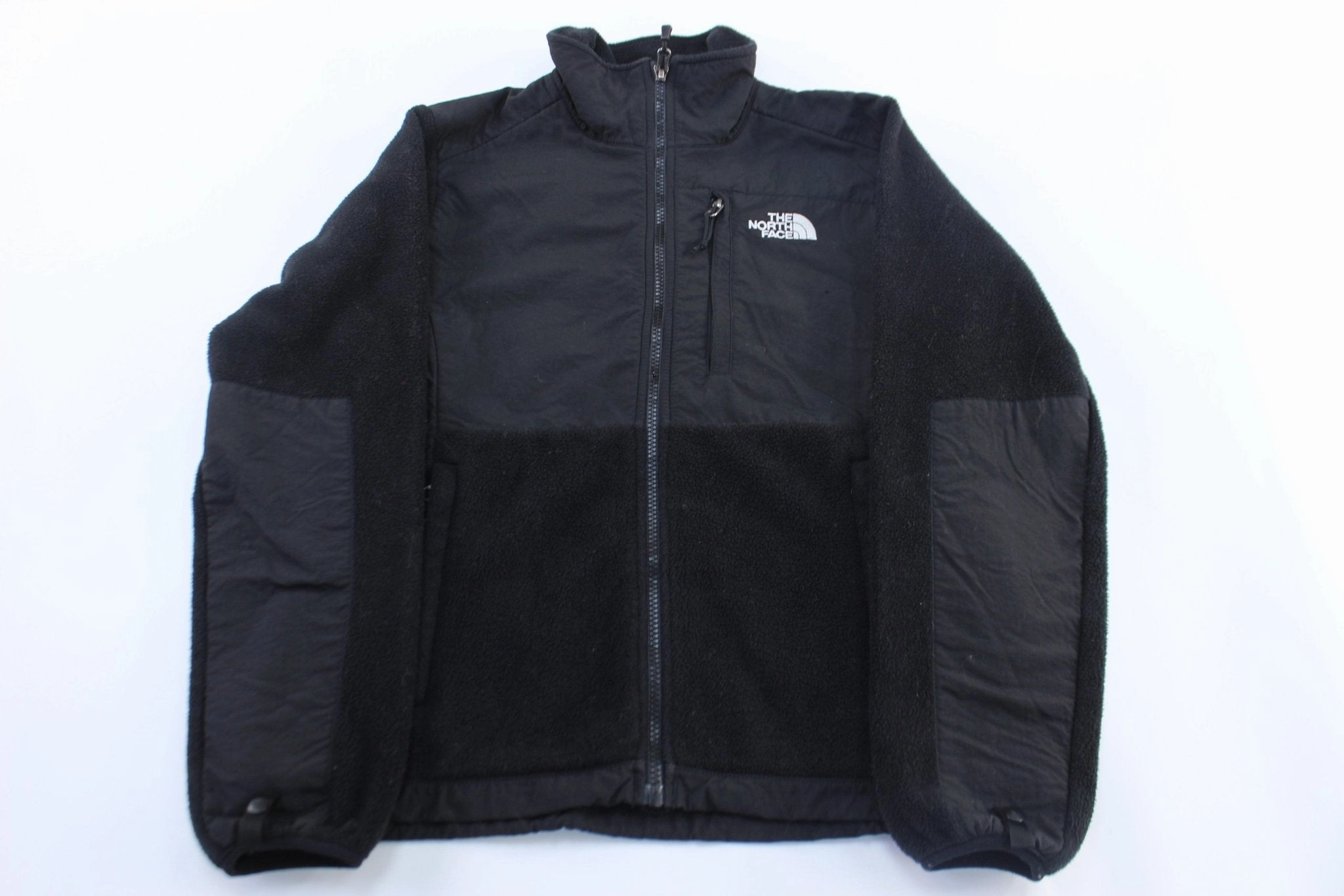 Women's The North Face Embroidered Logo Black Denali Jacket Neutral