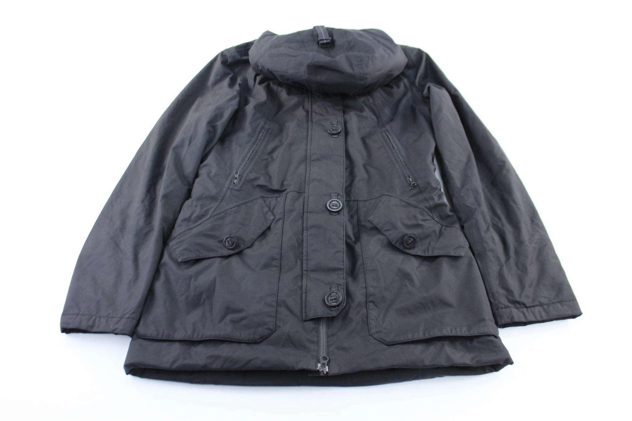 Urban Outerwear Courage Women's The North Face Embroidered Logo Black Hooded Zip Up Jacket