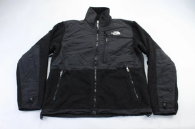 Women's The North Face Embroidered Logo Black Zip Up Jacket Sport Comfort