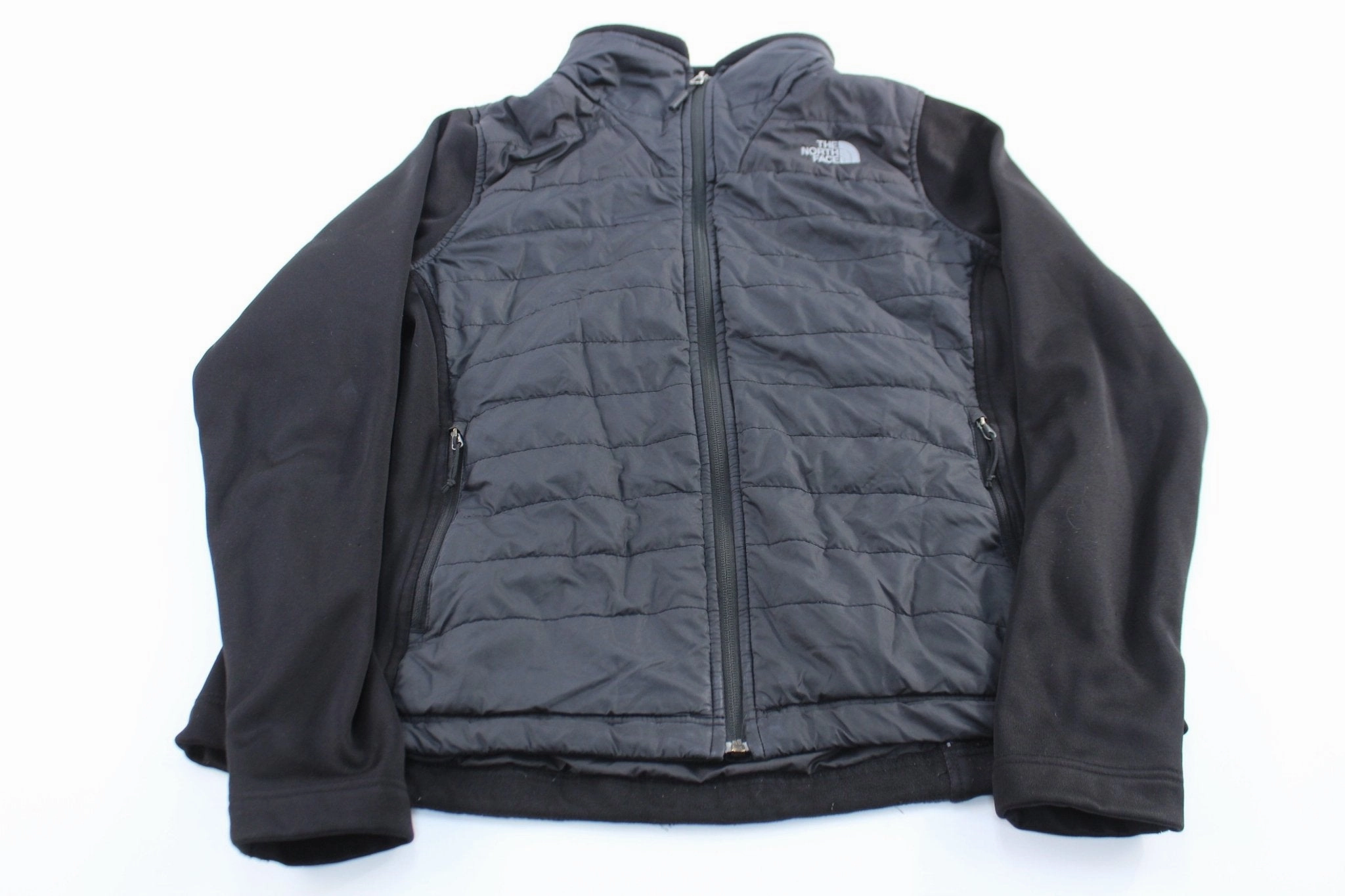 Women's The North Face Embroidered Logo Black Zip Up Jacket Grace Plus Size