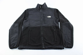 Women's The North Face Embroidered Logo Black Zip Up Jacket Infatuation