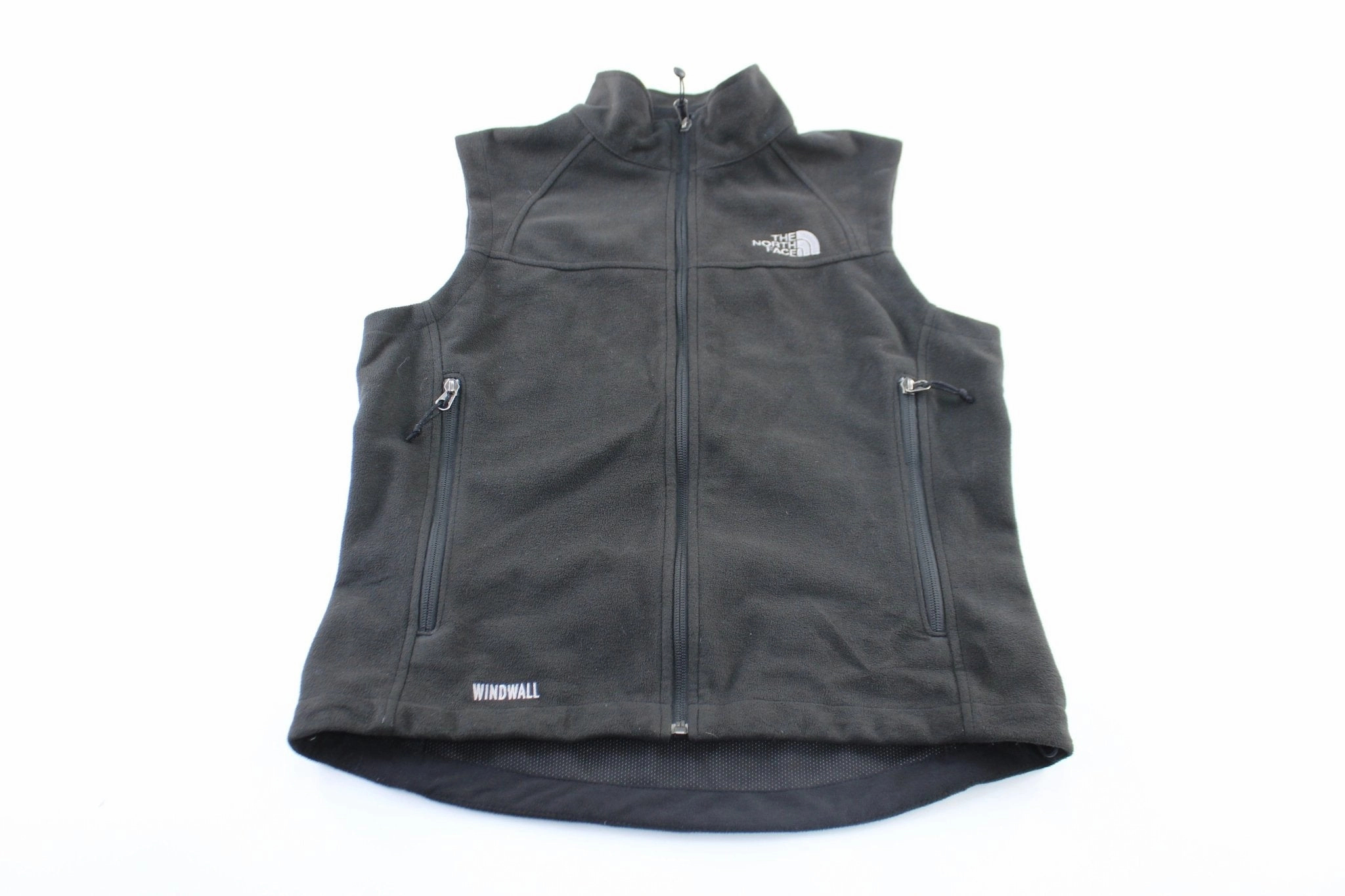 suitable for offline stores Women's The North Face Embroidered Logo Black Zip Up Vest
