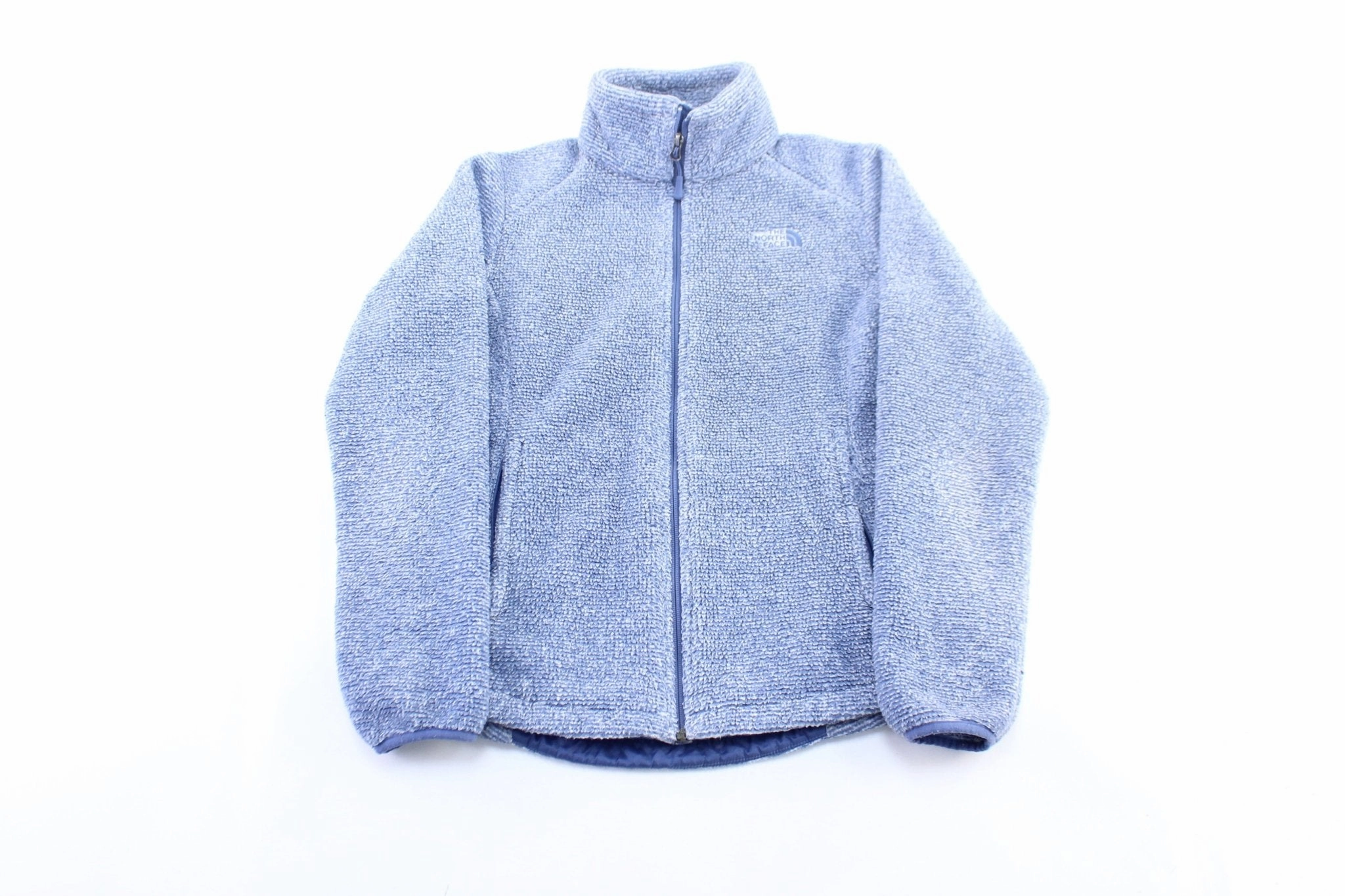 Women's The North Face Embroidered Logo Blue Zip Up Jacket Weekend Hike watch