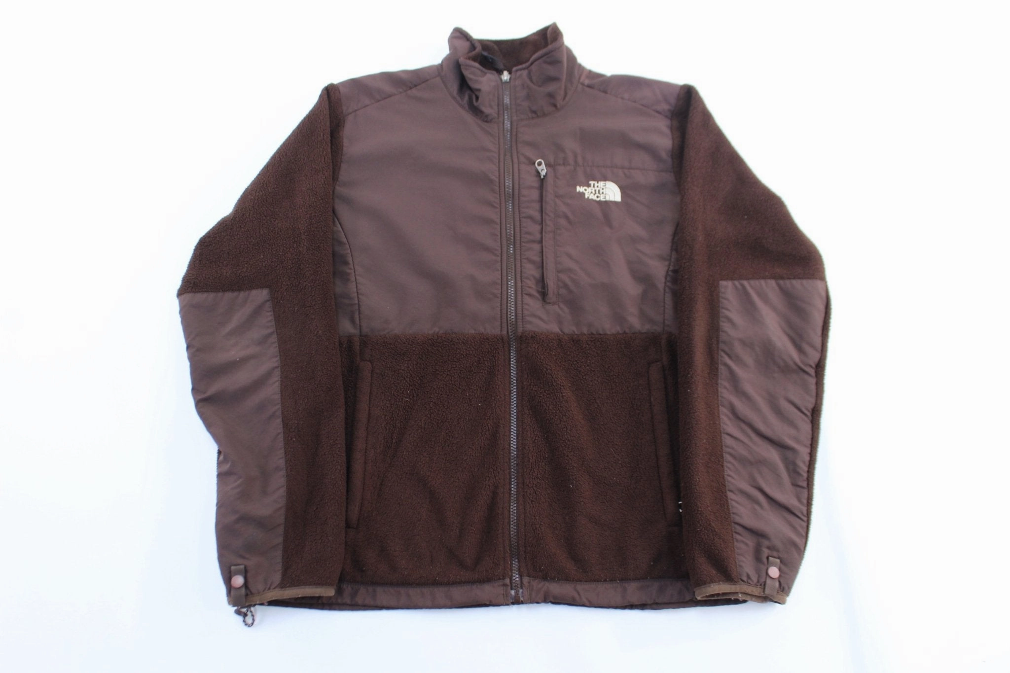 Award Women's The North Face Embroidered Logo Brown Zip Up Jacket