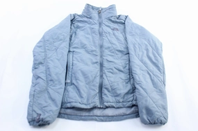 All-Purpose Jacket Women's The North Face Embroidered Logo Light Blue Zip Up Jacket