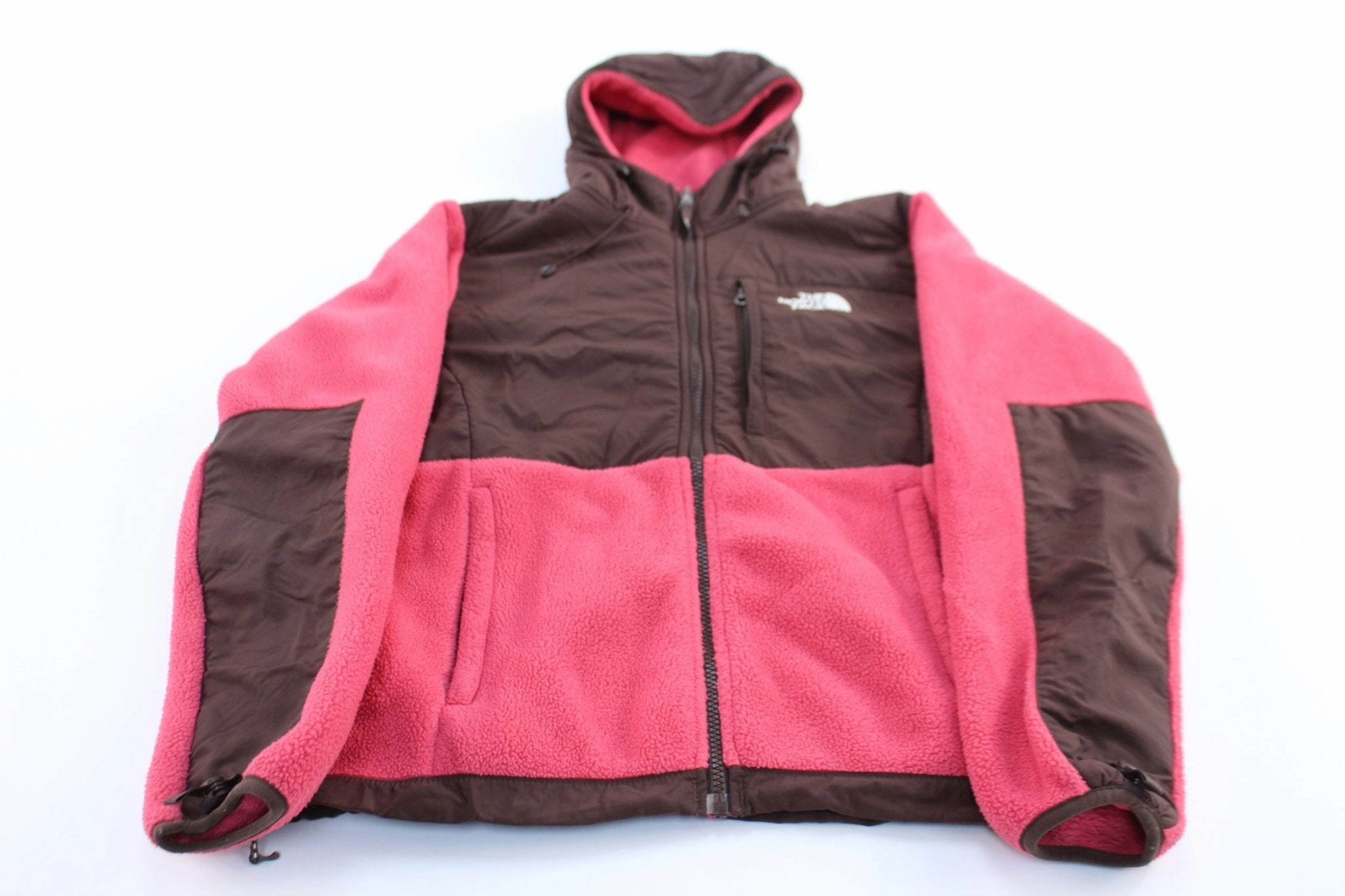 Women's The North Face Embroidered Logo Pink Hooded Jacket Urban Comfort
