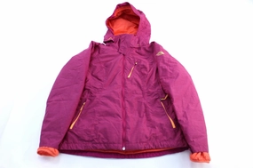 Women's The North Face Logo Purple 2-1 In Zip Up Jacket Exhibit