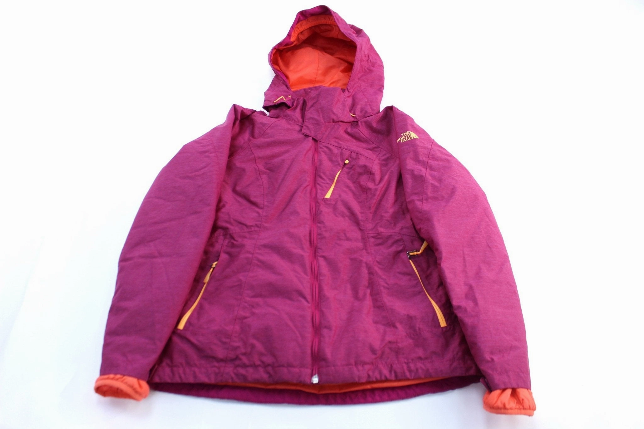 Women's The North Face Logo Purple 2-1 In Zip Up Jacket Exhibit