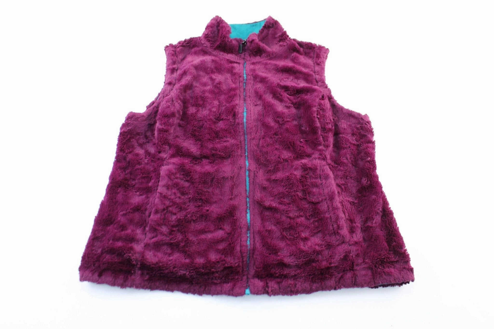 Connect suitable for casual gatherings Women's The North Face Purple & Aqua Reversible Zip Up Jacket