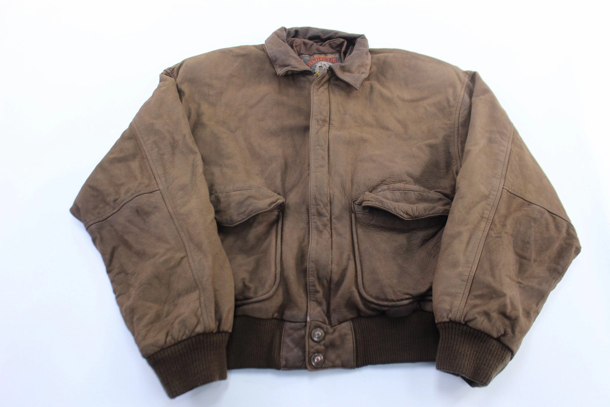 Urban Motion Casual Outdoor Layer Women's Vintage Adventure Bound Brown Leather Zip Up Jacket