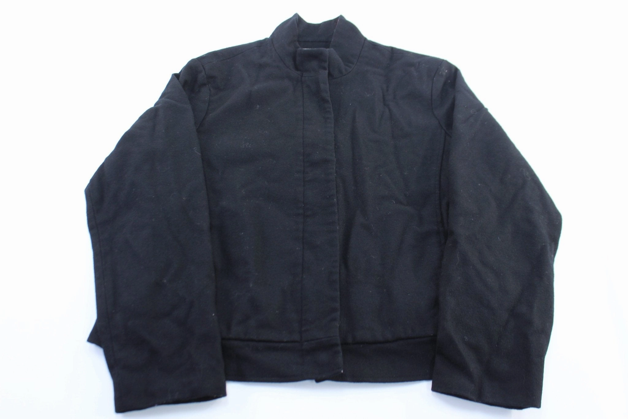 Women's Vintage Pendleton Black Wool Zip Up Jacket Light Rain clearance