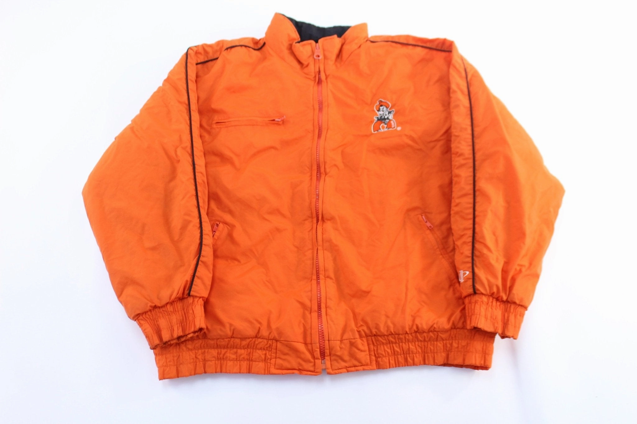 Warm Thinsulate 90's Oklahoma State Cowboys Embroidered Logo Athletic Jacket