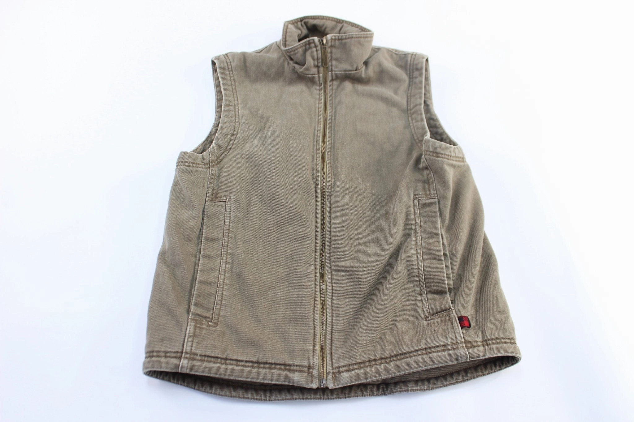 Distribute Preserve Woolrich Woolen Mills Fleece Lined Zip Up Vest