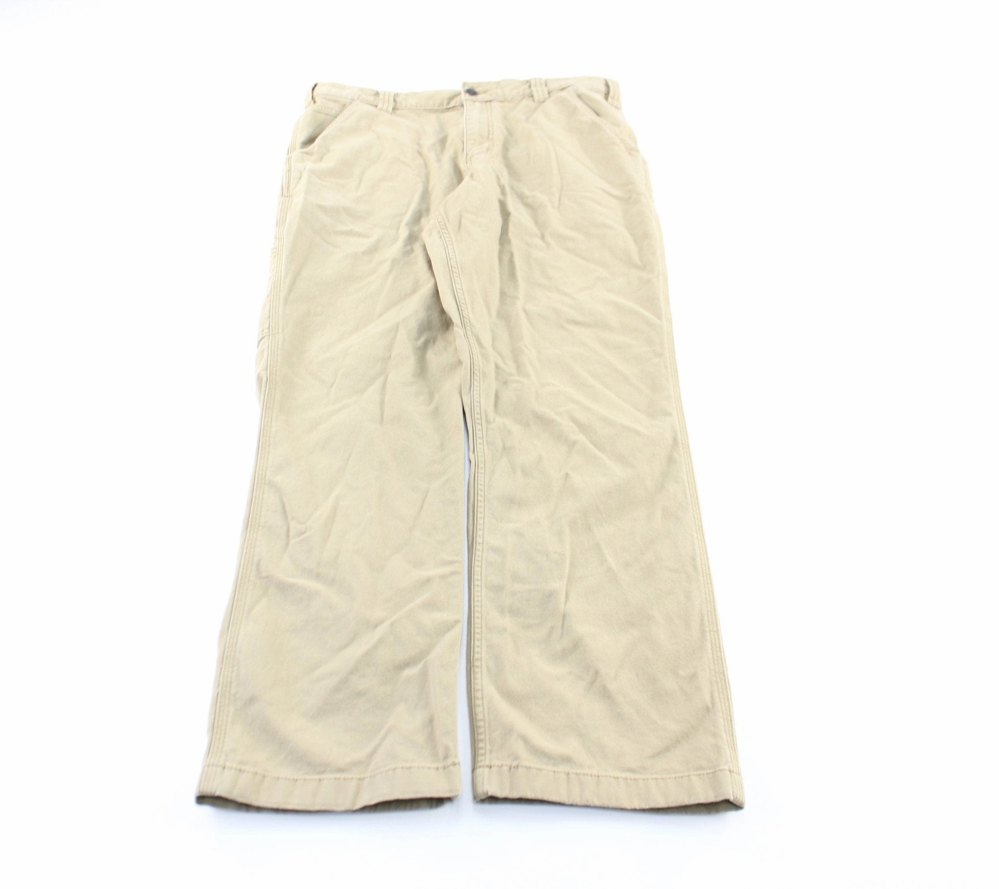 City Wear Carhartt Logo Patch Beige Pants