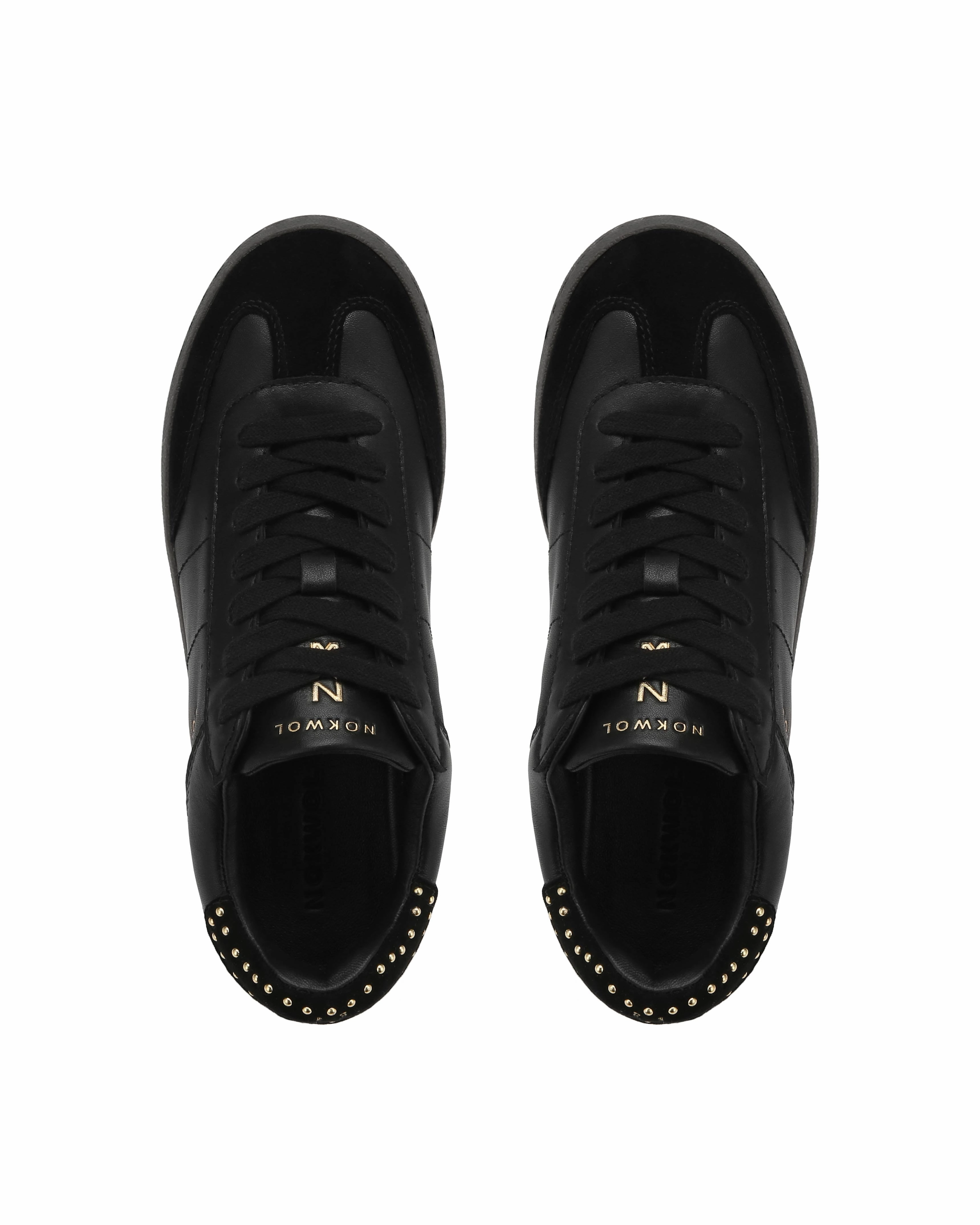 Dasha Black Leather Aerated Insole