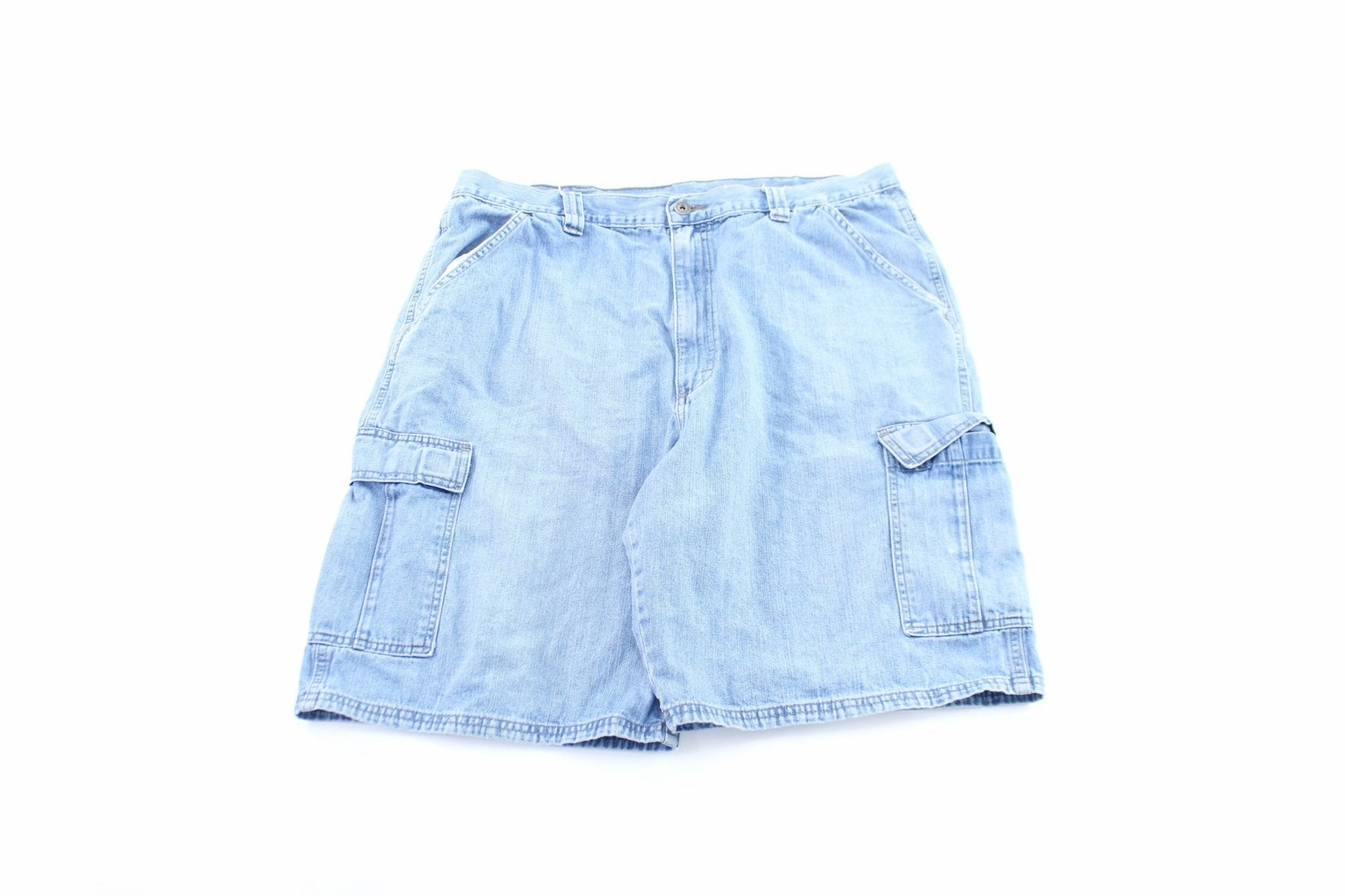 Wrangler Denim Cargo Shorts Tear Resistant Fabric Breathable Comfort Fit