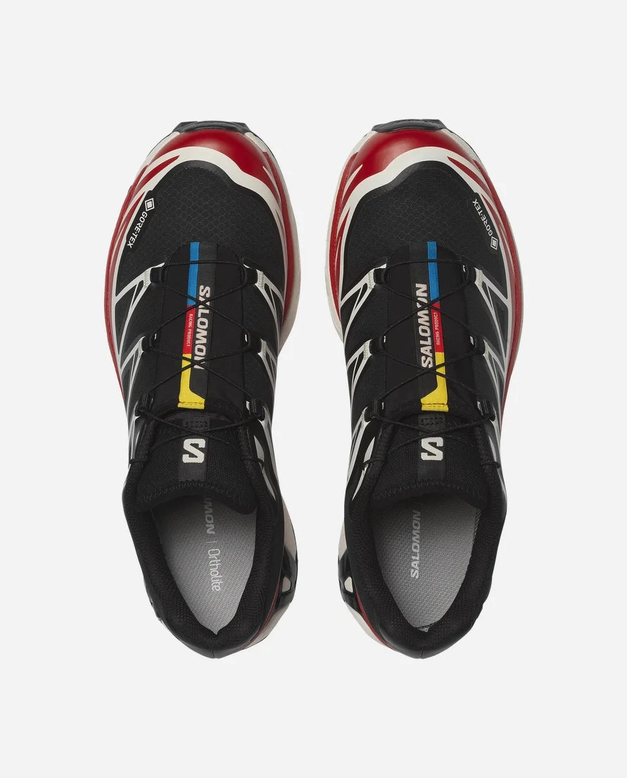 XT-6 GTX Black/Flame Scarlet/Vanilla Ice L47974900 rainy day running shoe state