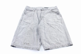 Y2K Enyce Grey Wash Denim Shorts Rest Easy