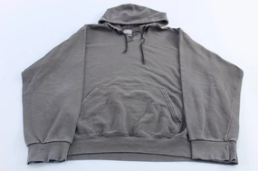 Performance Edge Y2K Nike Center Swoosh Logo Grey Pullover Hoodie