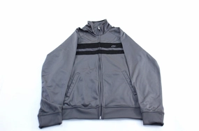 Dry Everyday Jacket Y2K Nike Embroidered Logo Grey & Black Zip Up Jacket