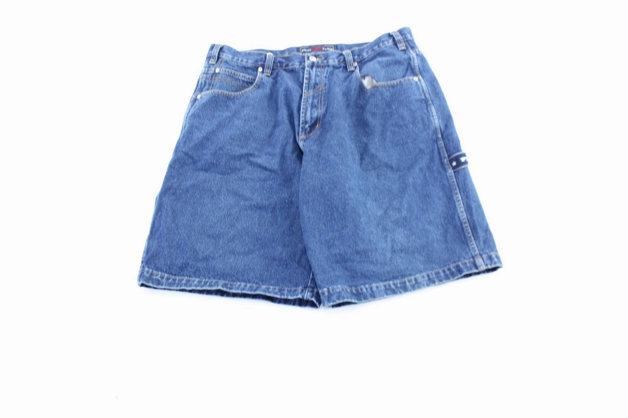 Y2K Phat Farm Denim Shorts smooth zipper Basic Look