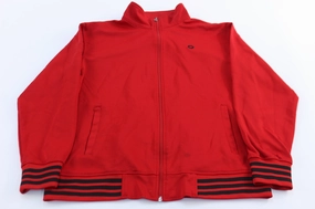 Y2K SouthPole Embroidered Logo Red & Black Track Jacket city dwellers Bracelet