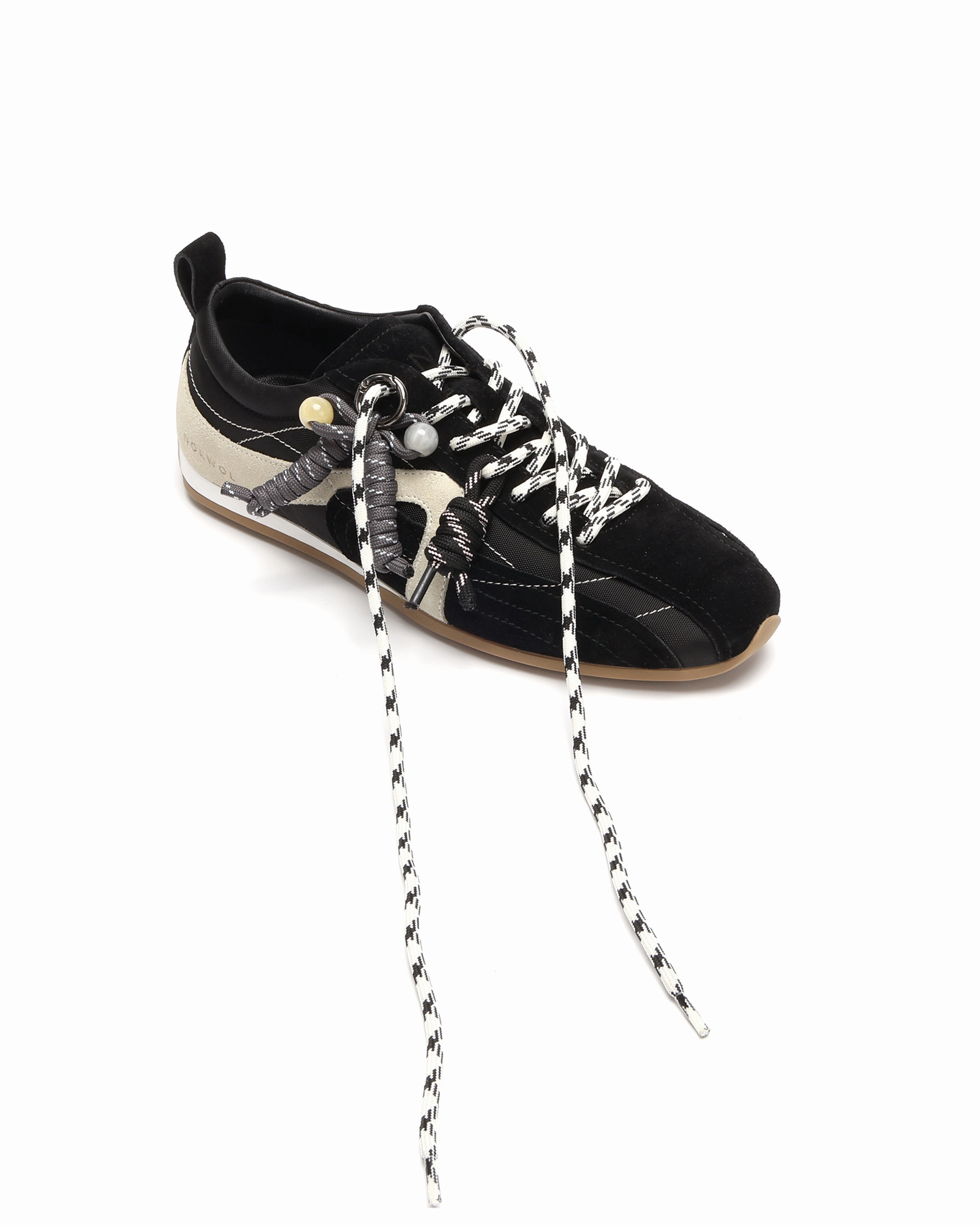 Rubberized Heel Matrix Black Nylon/Suede