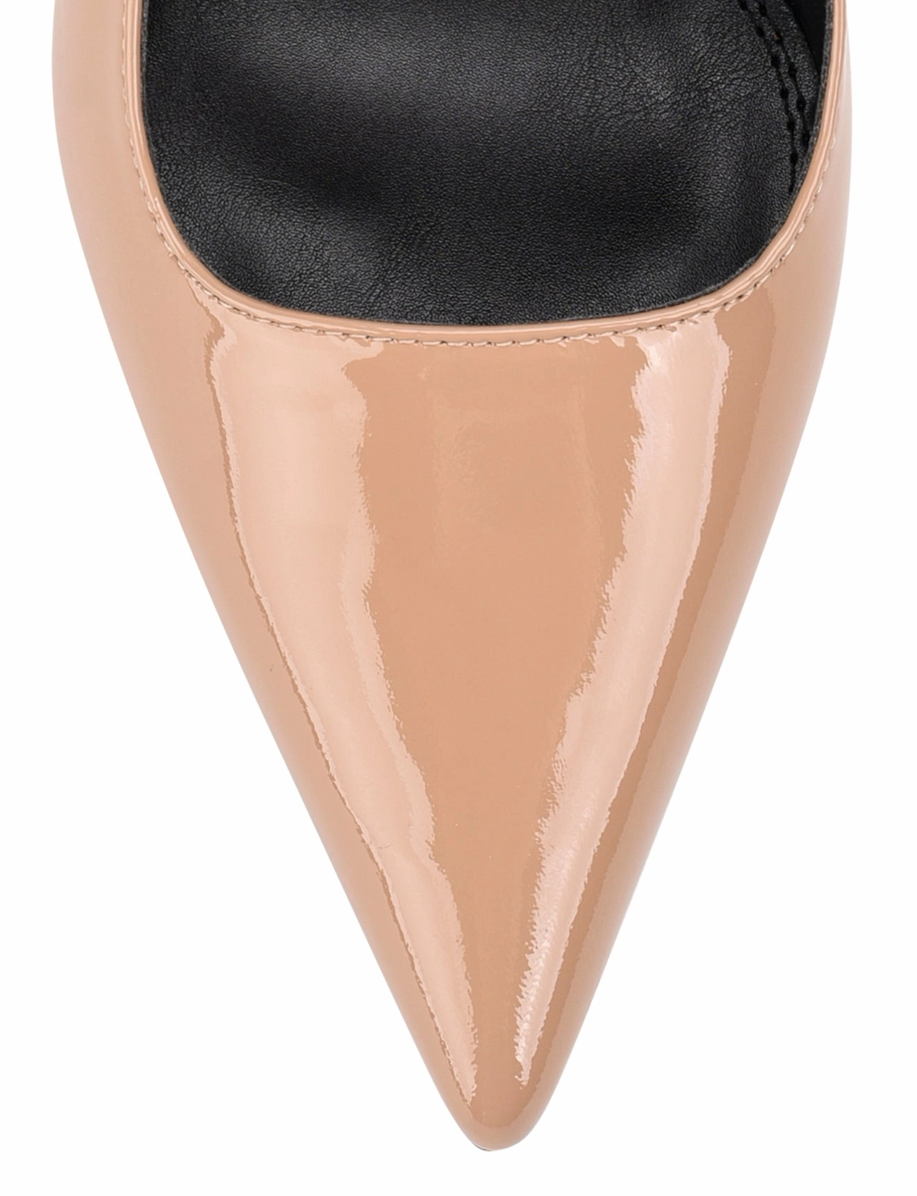 Lunch Run Yarra Pointed Toe Slingbacks - Almond Tan Patent Leather