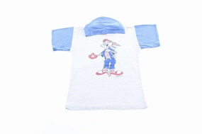 Youth 1993 Looney Tunes Bugs Bunny Baseball Pullover Hoodie Machine washable Pullover