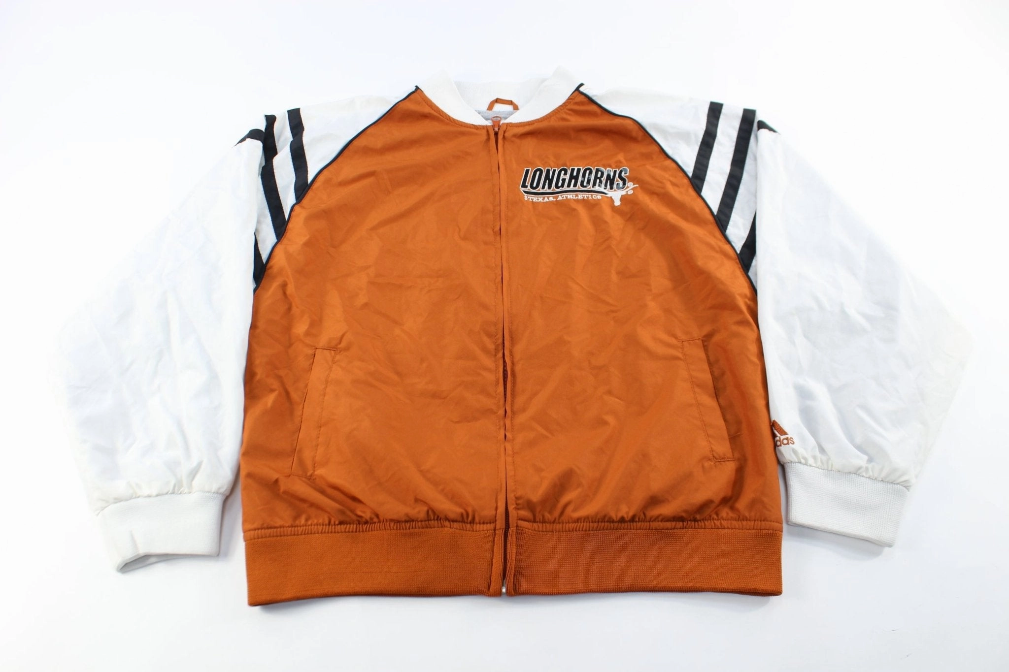Restore suitable for charity events Youth Adidas Embroidered Logo Texas Longhorns Athletics Zip Up Jacket