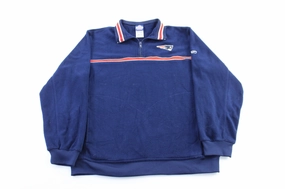 UltraThinLayer Late Autumn Youth Reebok Embroidered Logo New England Patriots Pullover Jacket