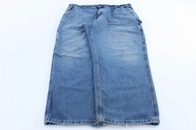 Durable Waistband LightweightWeave Carhartt Logo Patch Original Dunagree Fit Denim Jeans